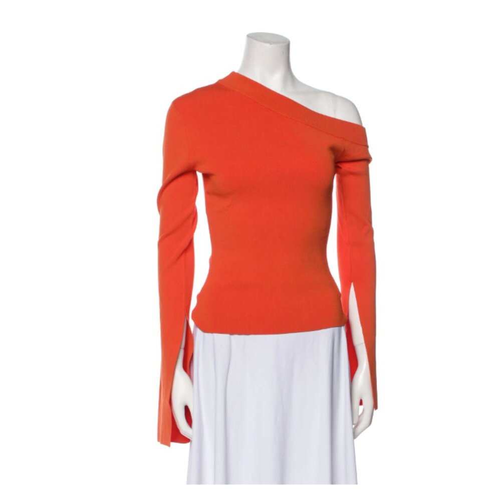 Solace London One-Shoulder Long Sleeve Top Size 10
